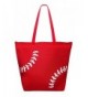 Baseball Laces Tote Bag White