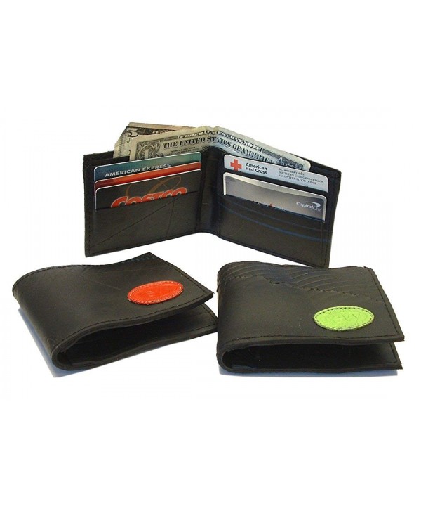 Recycled Rubber Tire Wallet logo