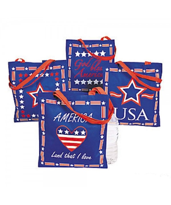 Large Patriotic Tote Bags Non woven