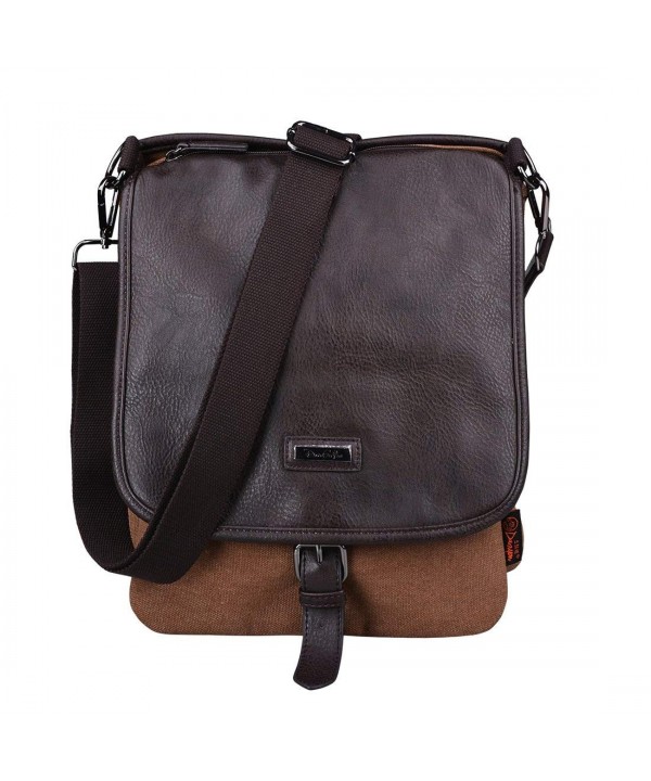 Douguyan Vertical Messenger Shoulder Satchel