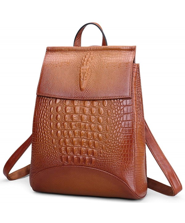 Fashion Genuine Leather Backpack Shoulder