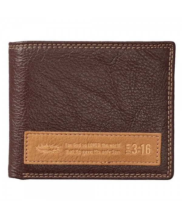 Brown Genuine Leather Wallet Applique