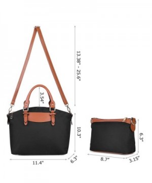 S-ZONE Handbags for Women 2 Pcs Water-resistant Oxford Lightweight ...