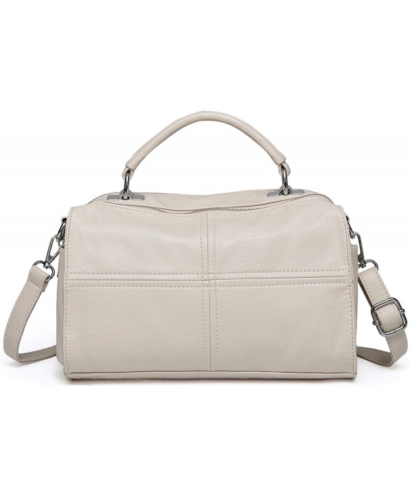 Crossbody VASCHY Leather Satchel Shoulder