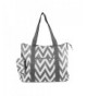 Ever Moda Chevron Tote X Large