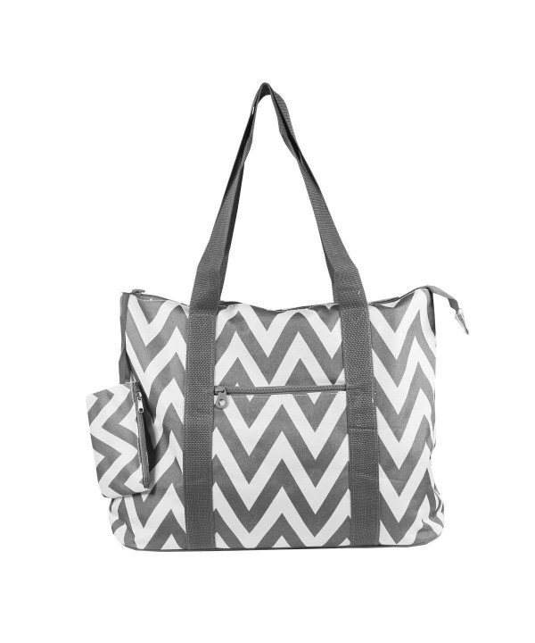 Ever Moda Chevron Tote X Large