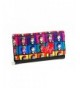Lucy Colorful Collage Canvas Wallet