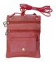 Leather Organizer Shoulder Pocket Handbag