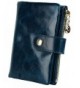 YALUXE Womens Compact Leather Bi fold