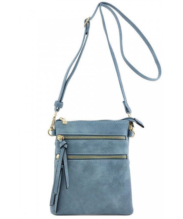 Functional Multi Pocket Crossbody Blue