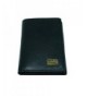 Leather Trifold Wallet Black Country