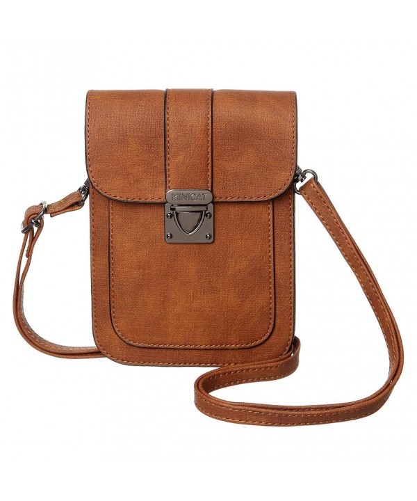 Women Insides Card Slots Small Crossbody Bags Synthetic Leather Cell ...