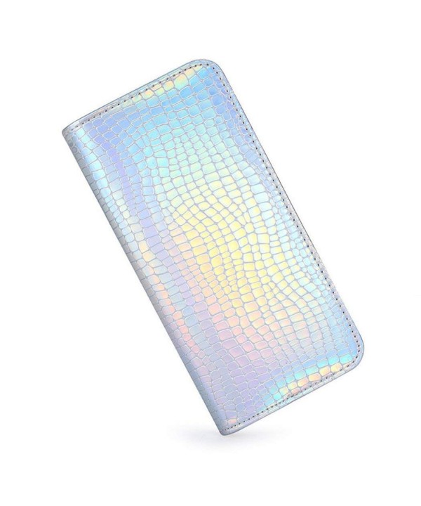 Marchome Womens Holographic Clutch Snakeskin