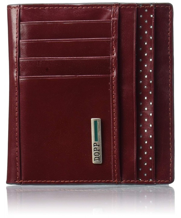 Dopp Blocking Leather Convertible Burgundy