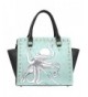 InterestPrint Octopus leather Shoulder Handbag