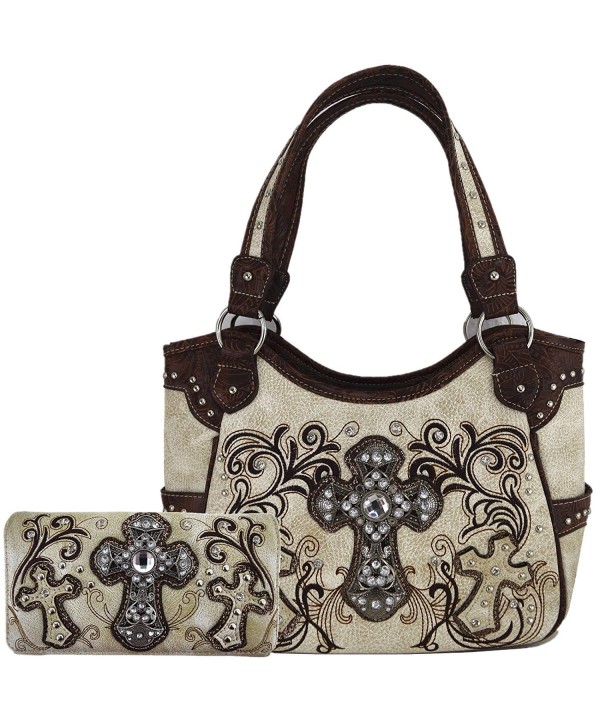 Western Rhinestone Concealed Handbags Shoulder