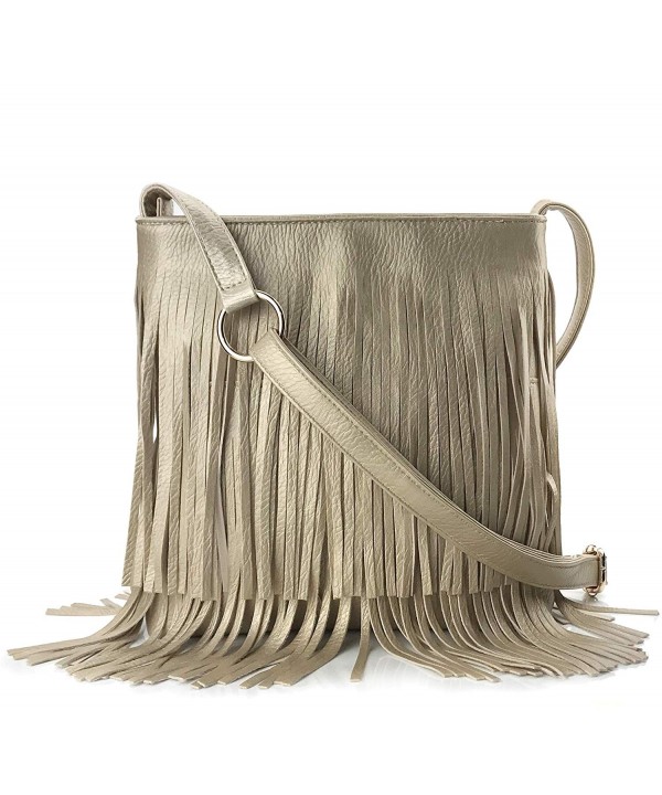 Glossy Fringe Shoulder Tassel Womens