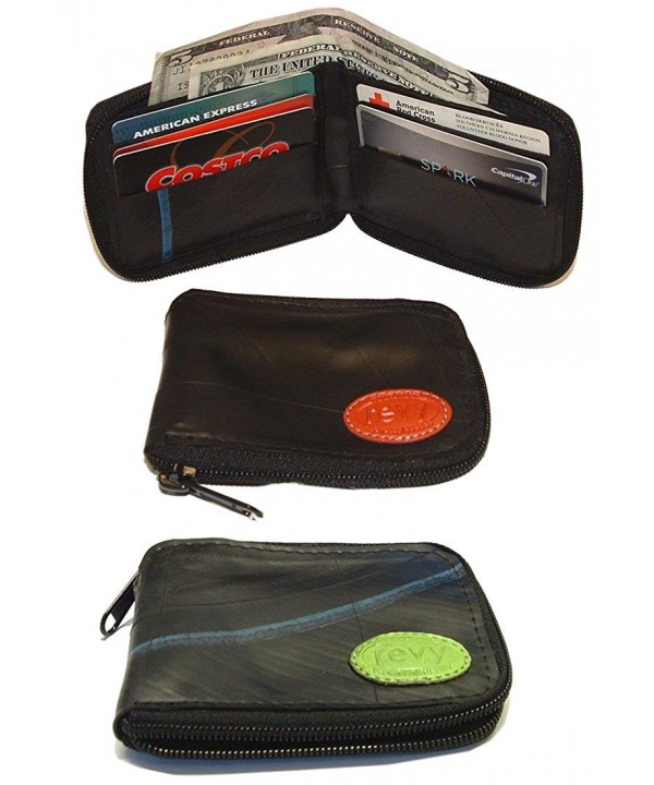 Recycled Rubber Tire Zippered Wallet
