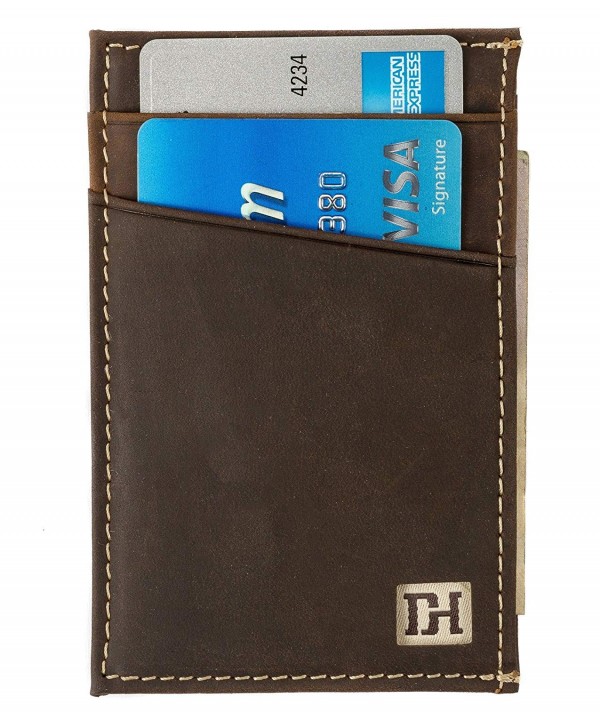 Slim Leather Wallets Men Credit