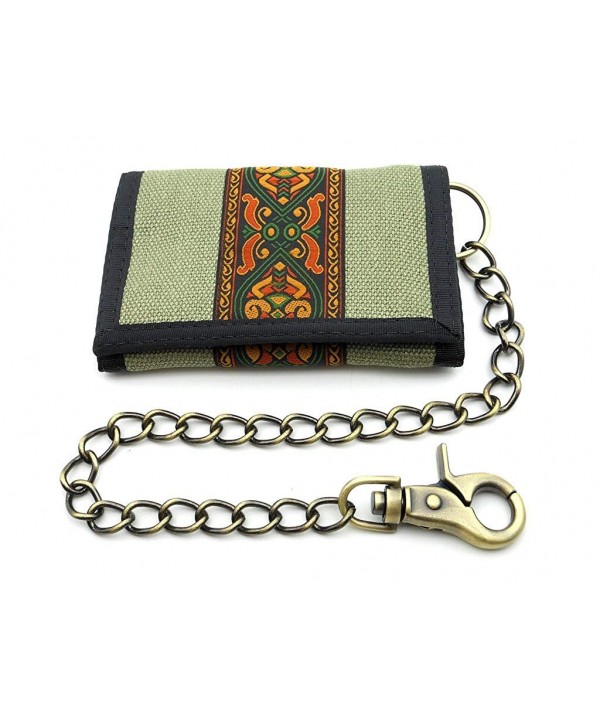 Hempys Hemp Tri fold Wallet Chain