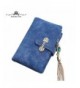 ArtemisIris Wallet Leather Trifold Royalblue