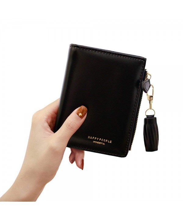 Wallet Leather Ladies Tassel Holder