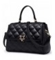 FOXER Handbag Leather Shoulder Quilted