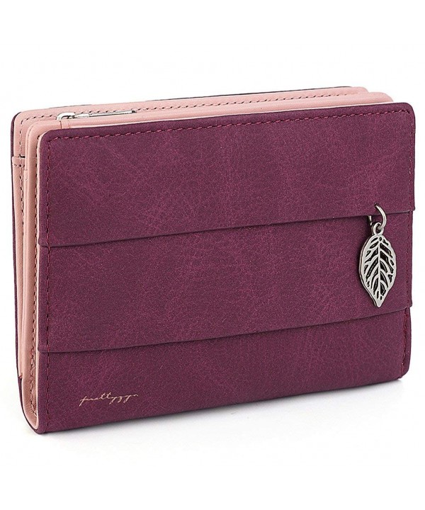 UTO Womens Leather Wallet Closure