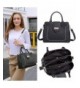 Satchel Handbags Shoulder Leather Compartment