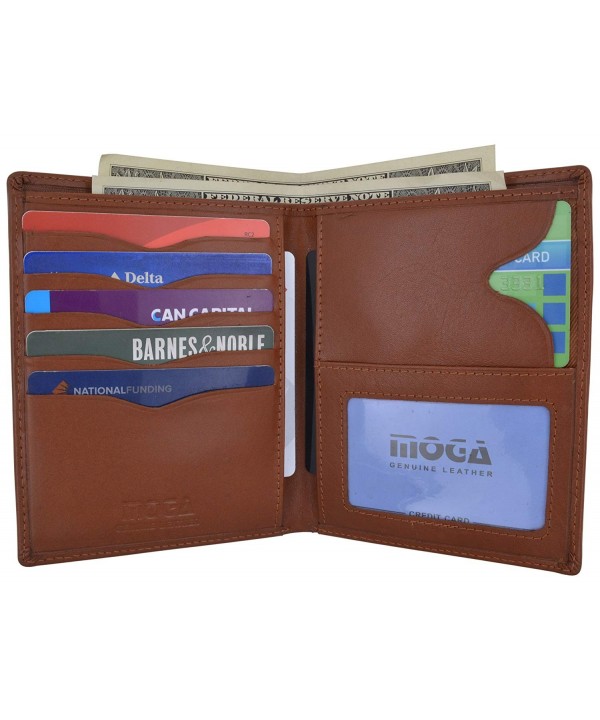 Genuine Leather Hipster Bifold Credit