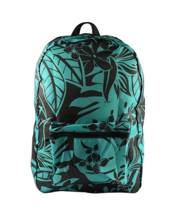 KC Hawaii Foldaway Backpacks Turquoise