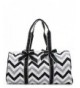 Quilted Chevron Duffle Travel Monogram