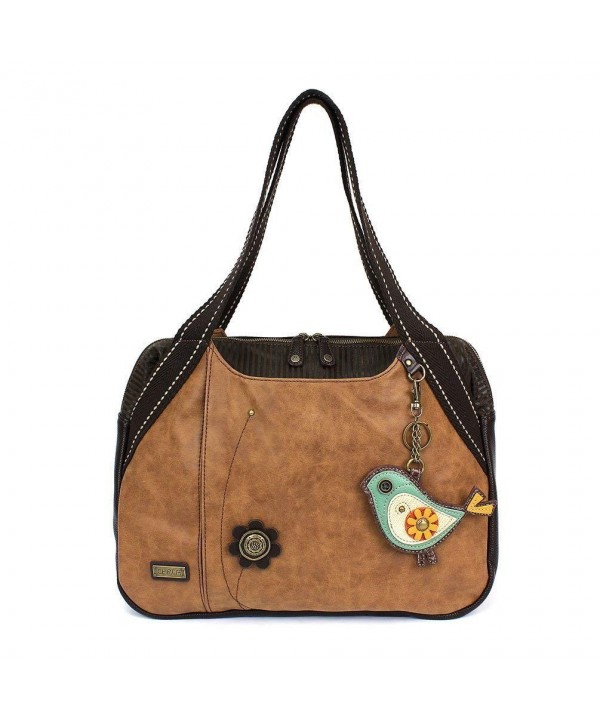 Chala Large Bowling purse Brown