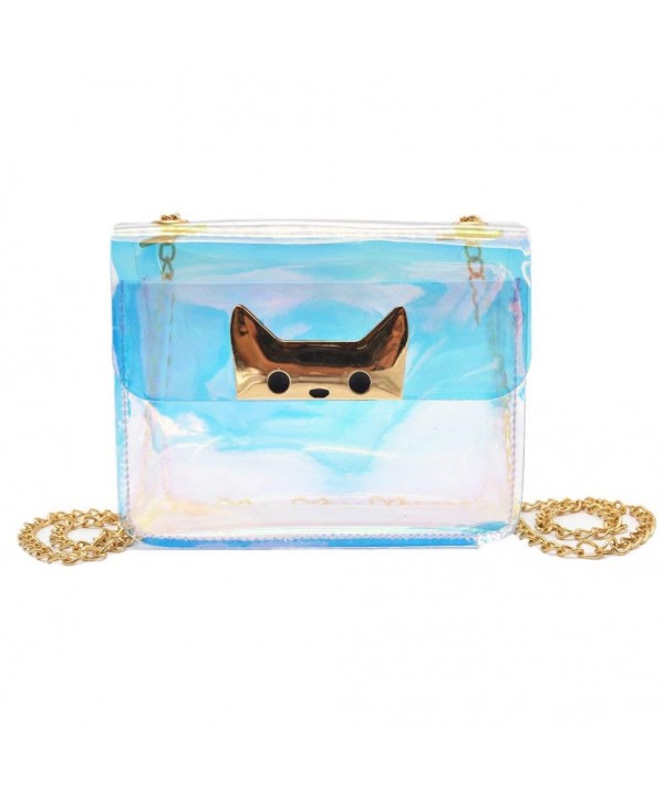 Shiny Unique Clear Transparency PVC Crossbody Bag Shoulder Bag ...