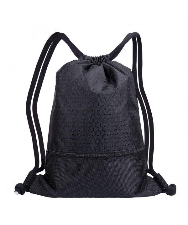 Drawstring Pockets Waterproof Sports Capacity