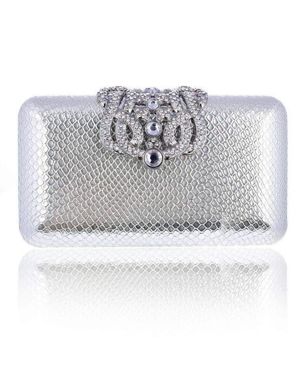 Damara Rhinestone Decorative Minaudiere Clutch