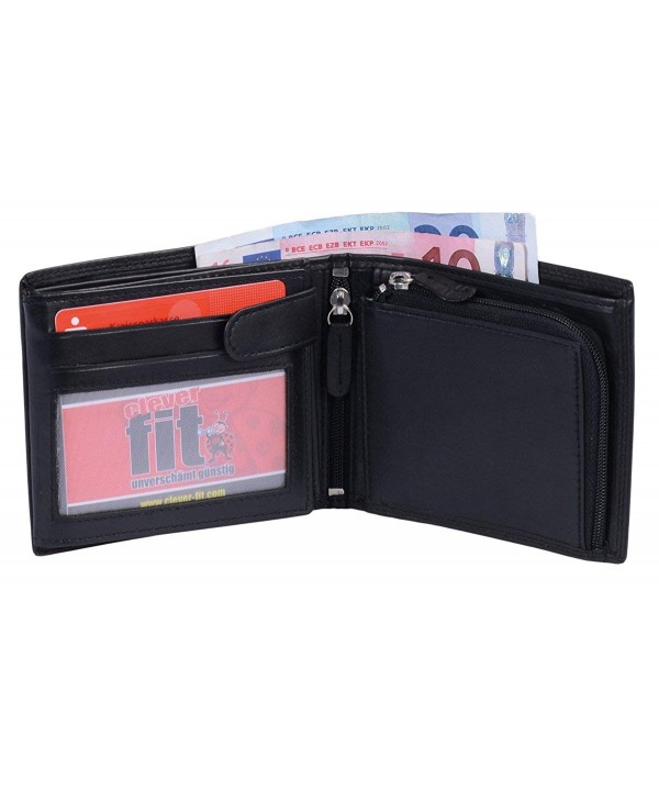 Avanco Leather Wallet Zipper pocket