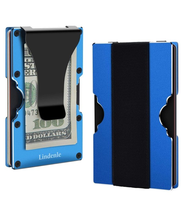 Lindenle Minimalist Wallet Aluminum Credit