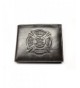 Fighter Embossed Leather Bilfold Wallet