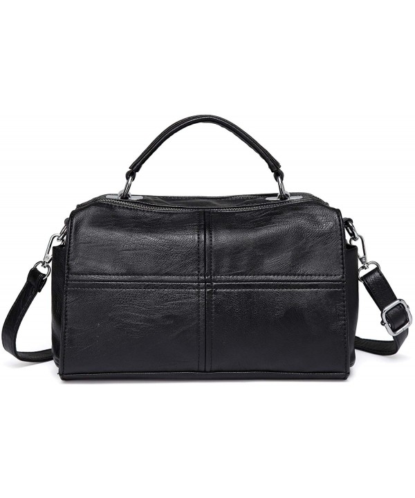 Crossbody VASCHY Leather Satchel Shoulder