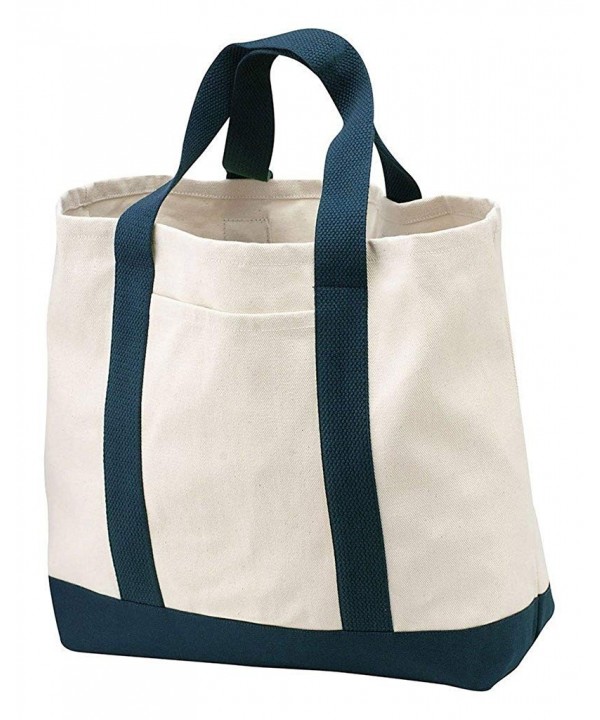 Port Company 2 Tone Shopping Tote