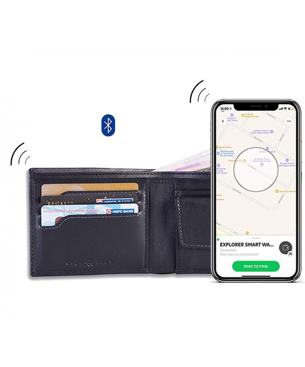 Explorer Anti Theft Bluetooth Trackable Wallet