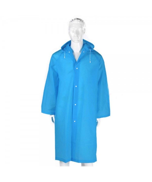 Alotpower Drawstring Long Sleeve Raincoat Rainning