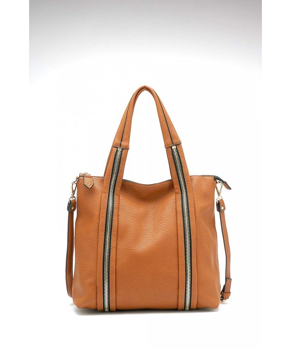 Valyne Classic Shoulder Handbag Tan