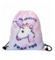 HELLATHUND characters Drawstring Backpacks unicorn