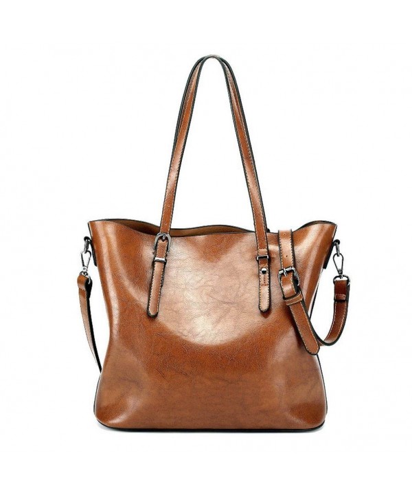 Vintage Leather Shoulder Handbags Satchels