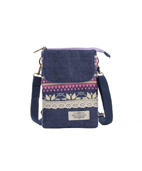 Phone Canvas Crossbody National Pattern