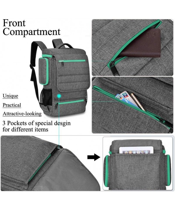 Backpack Multifunctional Backpacks Grey Green - Grey-Green - CK12MZFV978