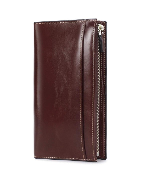 S ZONE Genuine Leather Trifold Organizer