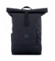 Backpack Men Women Black Recycled